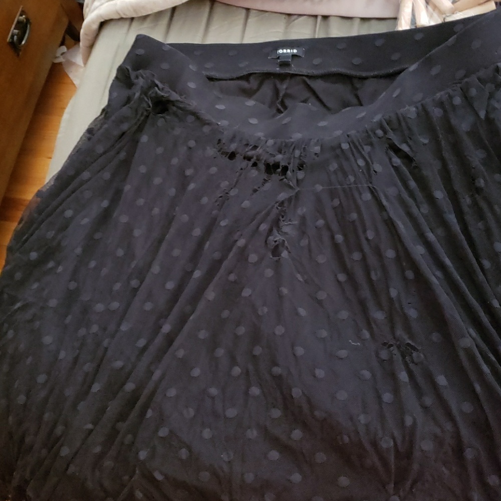 Polka dot skirt